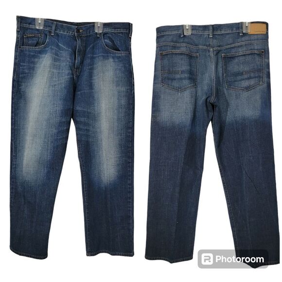 Men's Calvin klein relaxed straight jeans Sz 40x30 - Picture 1 of 9